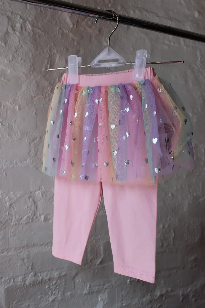 Mesh Skirt Leggings