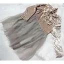 Girls' Champagne Long Sleeve Dress