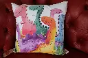 Watercolour Dinosaur Pillow 