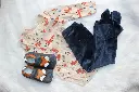 Foxy and Velour Footsie Set 