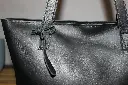 Emmy Leather Tote with Zip