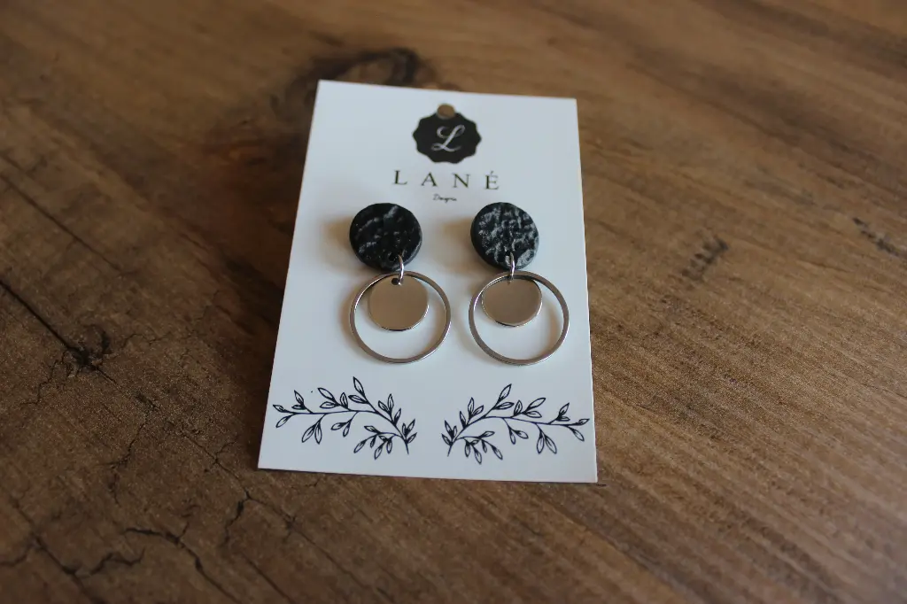 Silver Hoops