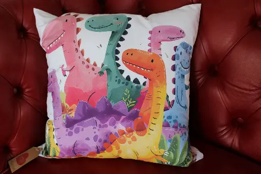 [11045] Watercolour Dinosaur Pillow 