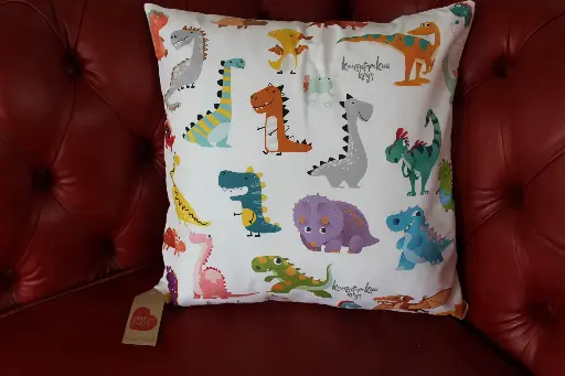 [11127] Multi Dino Pillow