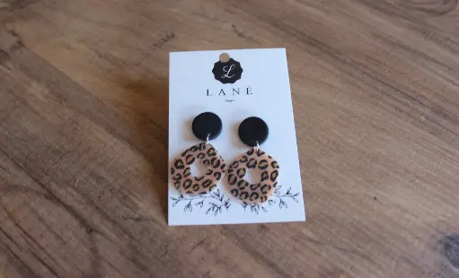 Leopard Hoops