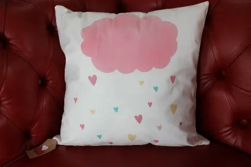 [11128] Hearts Throw Pillow