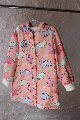 Pink Dino Raincoat