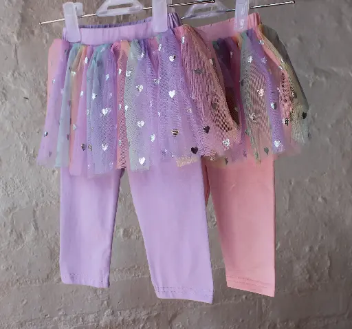 Mesh Skirt Leggings